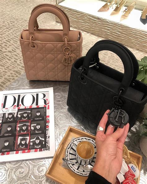 lady dior ultramatte black|large Lady Dior bag price.